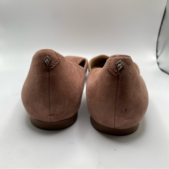 Sam Edelman Rodney Pointy Toe d'Orsay Flat Suede Leather Pink (US 8.5) - Picture 3 of 8